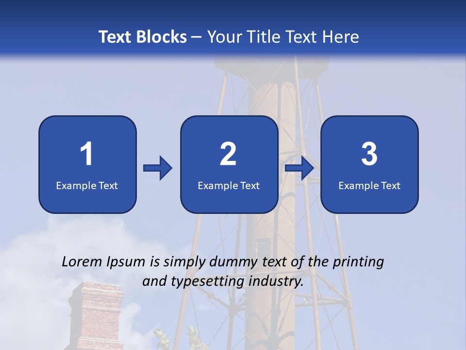 Water Tower PowerPoint Template