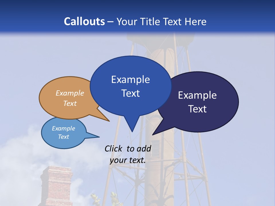 Water Tower PowerPoint Template