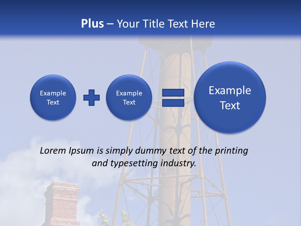 Water Tower PowerPoint Template
