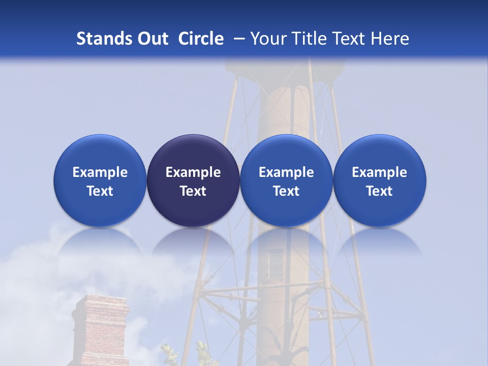 Water Tower PowerPoint Template