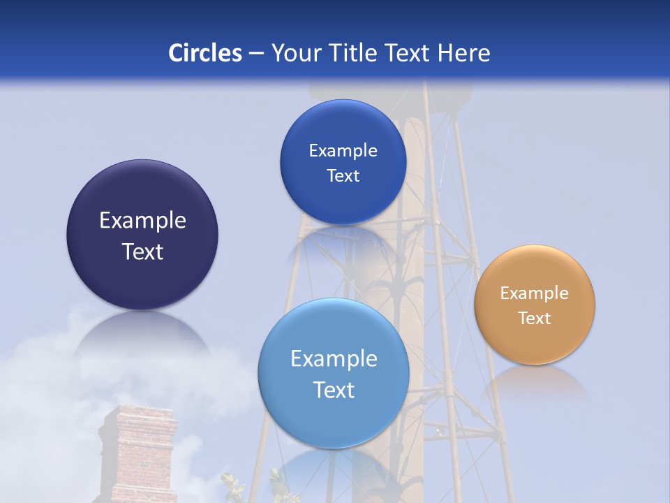 Water Tower PowerPoint Template