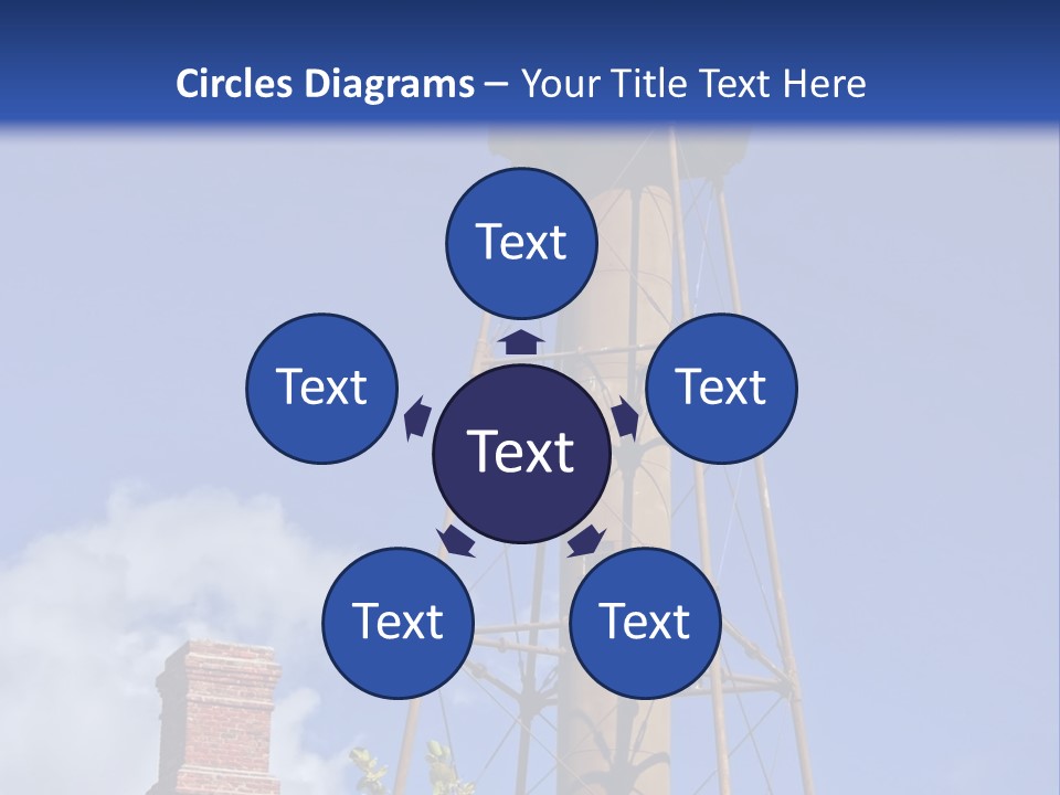 Water Tower PowerPoint Template