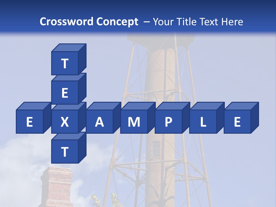 Water Tower PowerPoint Template