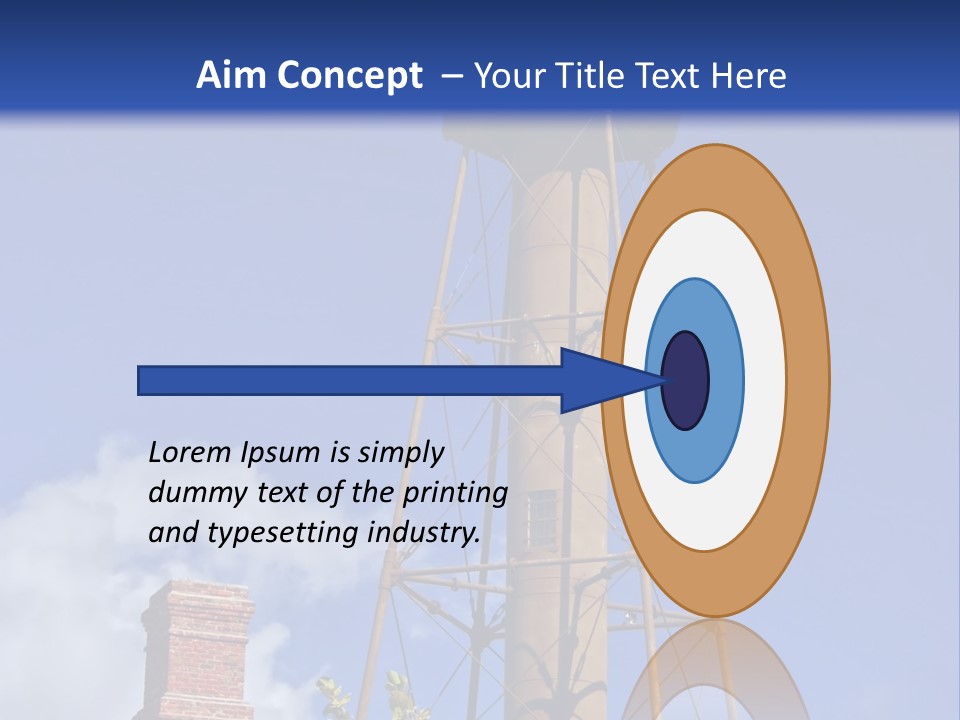 Water Tower PowerPoint Template