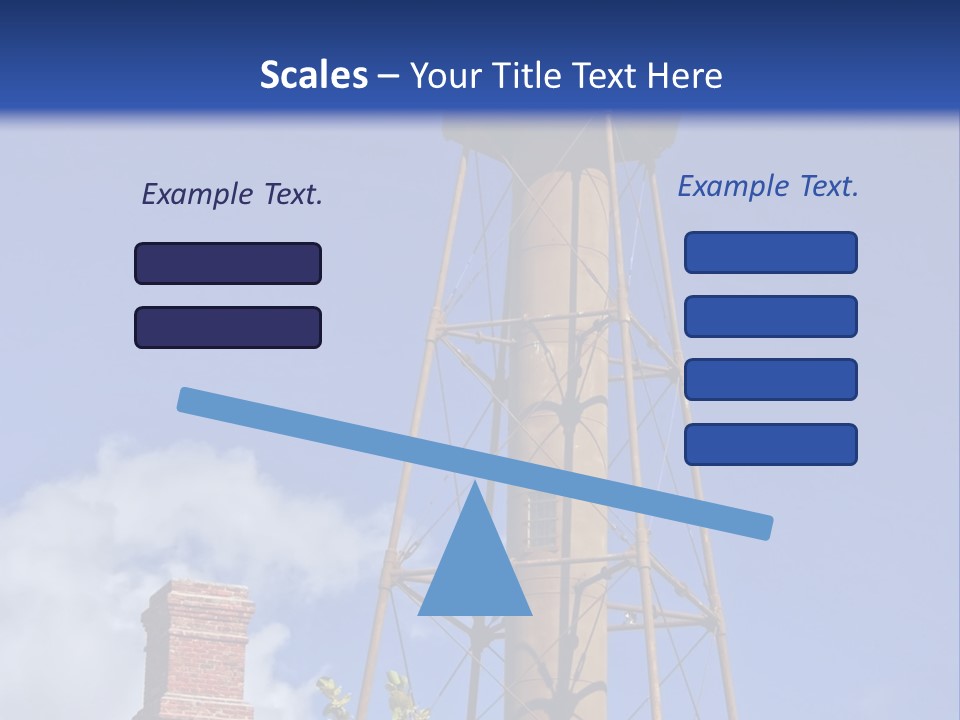 Water Tower PowerPoint Template