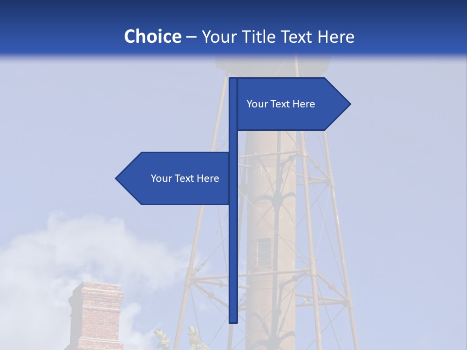 Water Tower PowerPoint Template