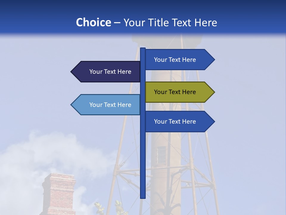 Water Tower PowerPoint Template