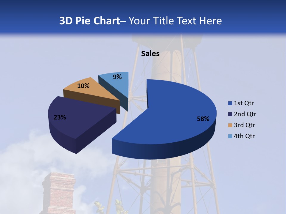 Water Tower PowerPoint Template