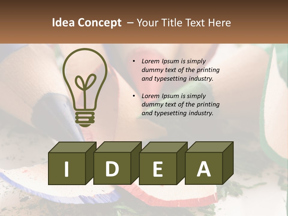 Sharpen Pencils PowerPoint Template