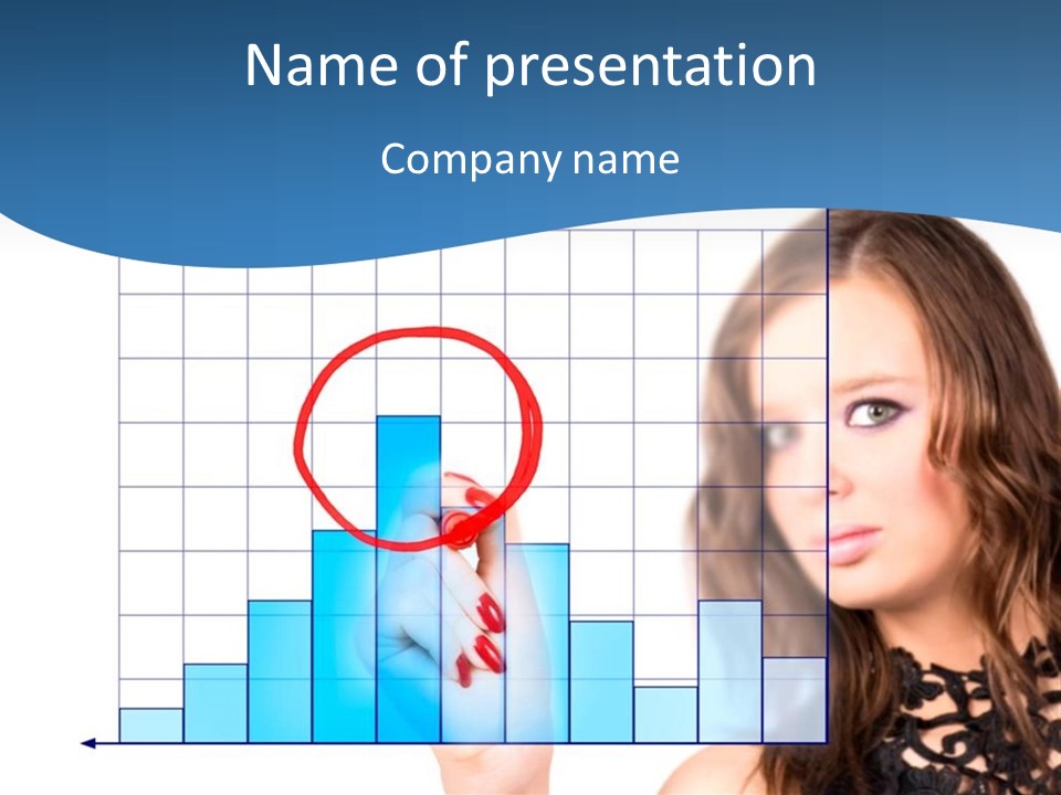 Growth Chart PowerPoint Template