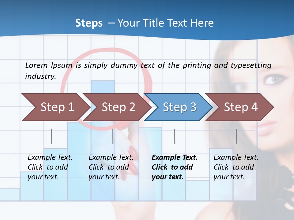 Growth Chart PowerPoint Template