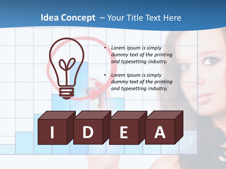 Growth Chart PowerPoint Template