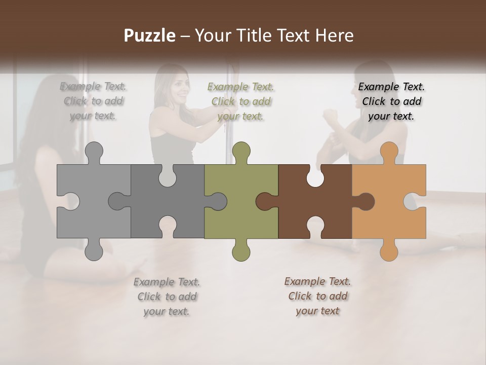 Gymnast Girls PowerPoint Template