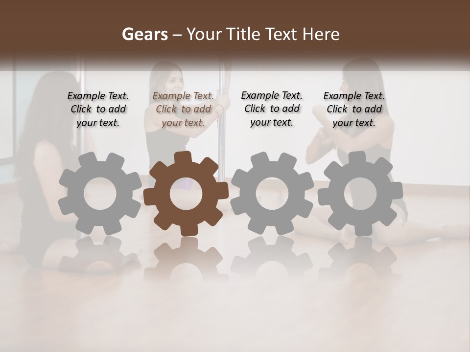 Gymnast Girls PowerPoint Template