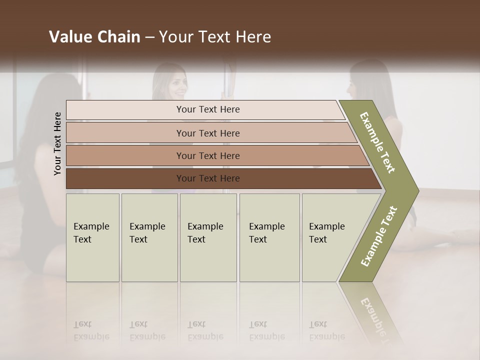 Gymnast Girls PowerPoint Template