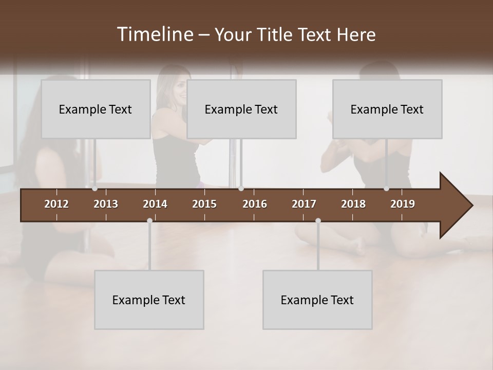 Gymnast Girls PowerPoint Template