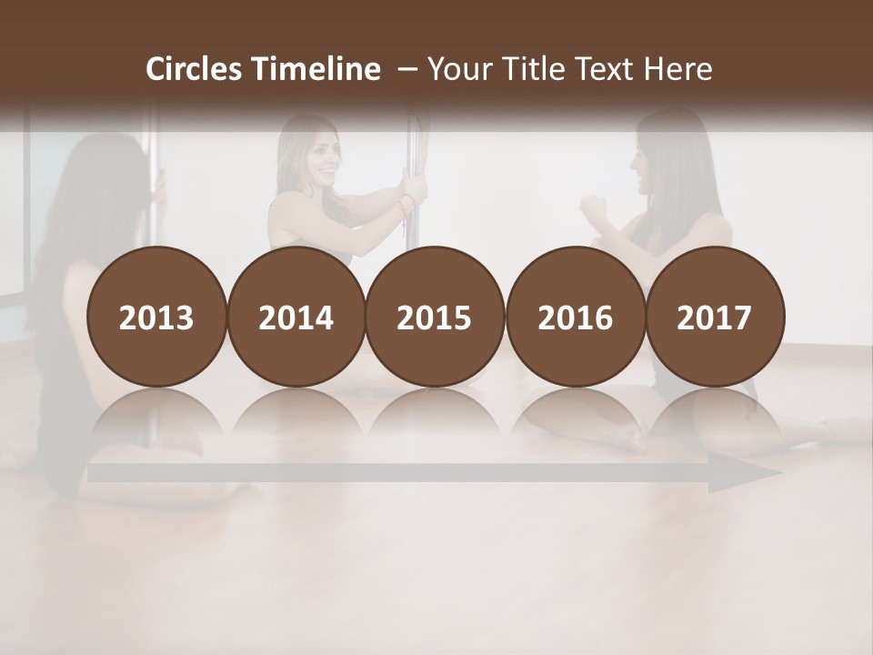 Gymnast Girls PowerPoint Template