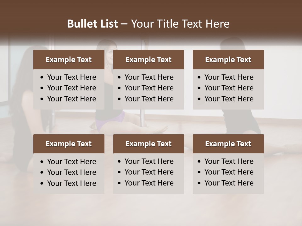 Gymnast Girls PowerPoint Template