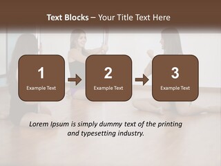 Gymnast Girls PowerPoint Template