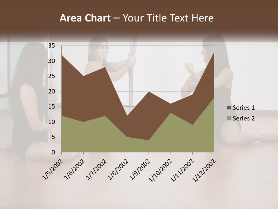 Gymnast Girls PowerPoint Template