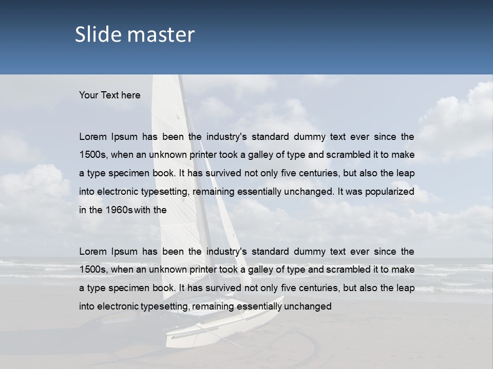 Sailboat PowerPoint Template