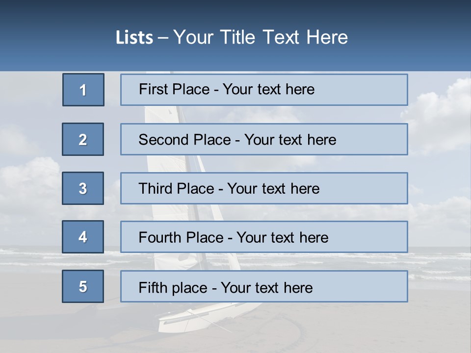 Sailboat PowerPoint Template