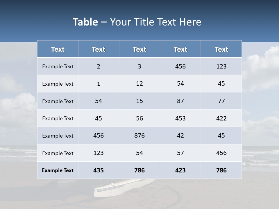 Sailboat PowerPoint Template
