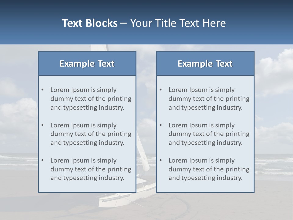 Sailboat PowerPoint Template
