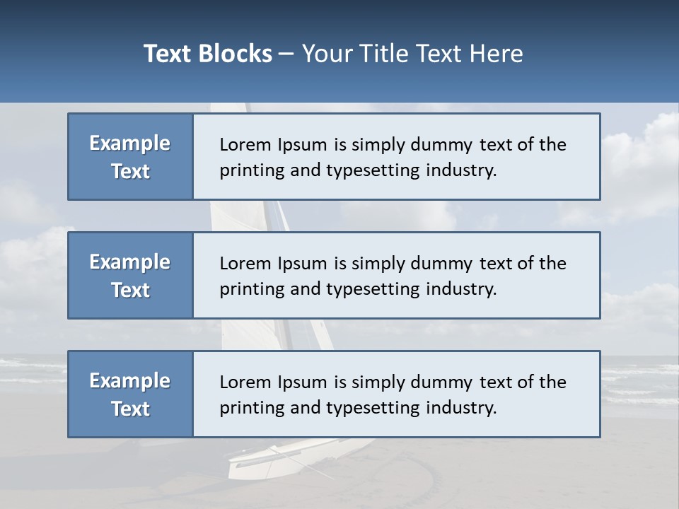 Sailboat PowerPoint Template
