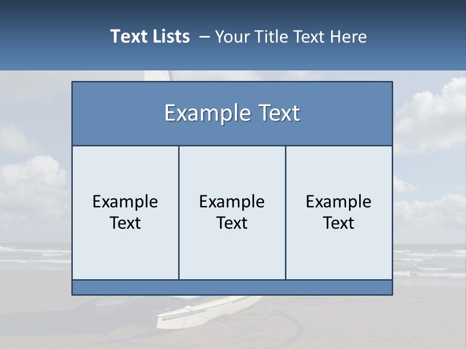 Sailboat PowerPoint Template