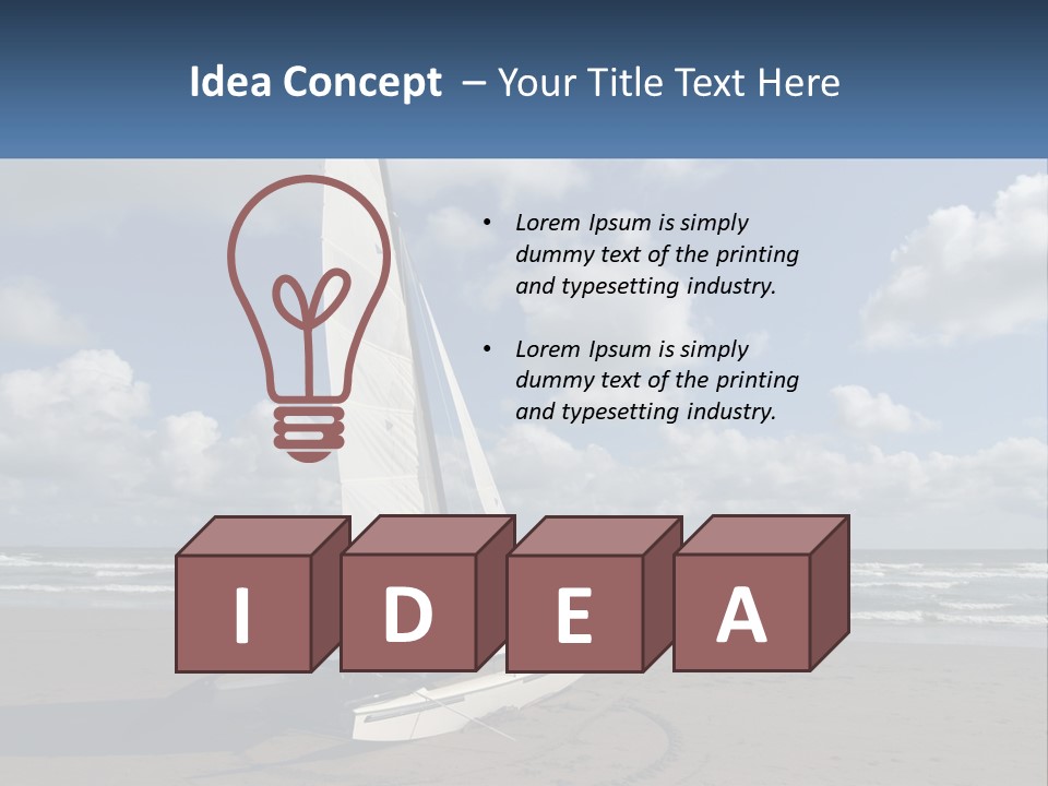 Sailboat PowerPoint Template