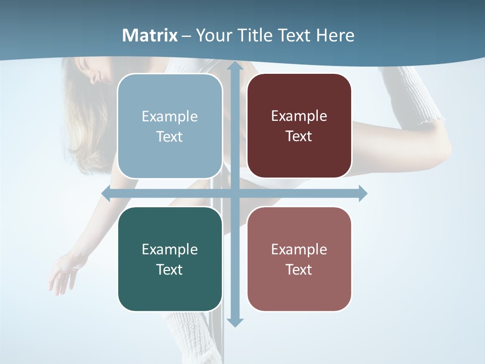 Girl On A Pole PowerPoint Template