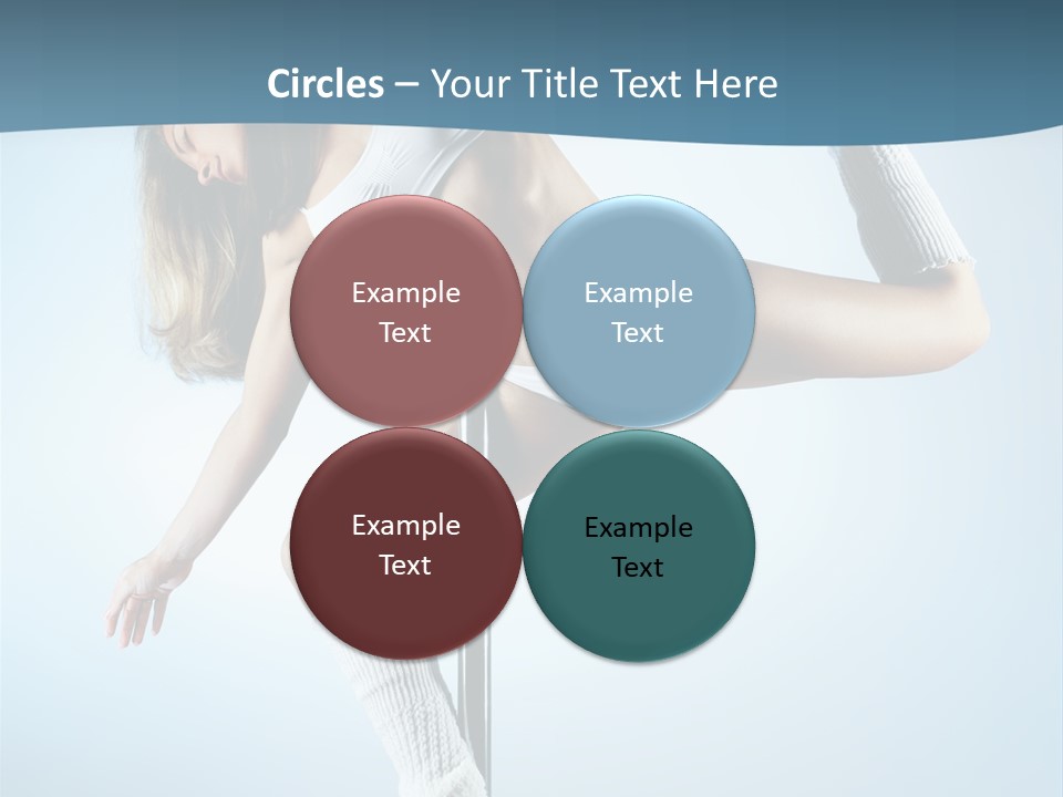 Girl On A Pole PowerPoint Template