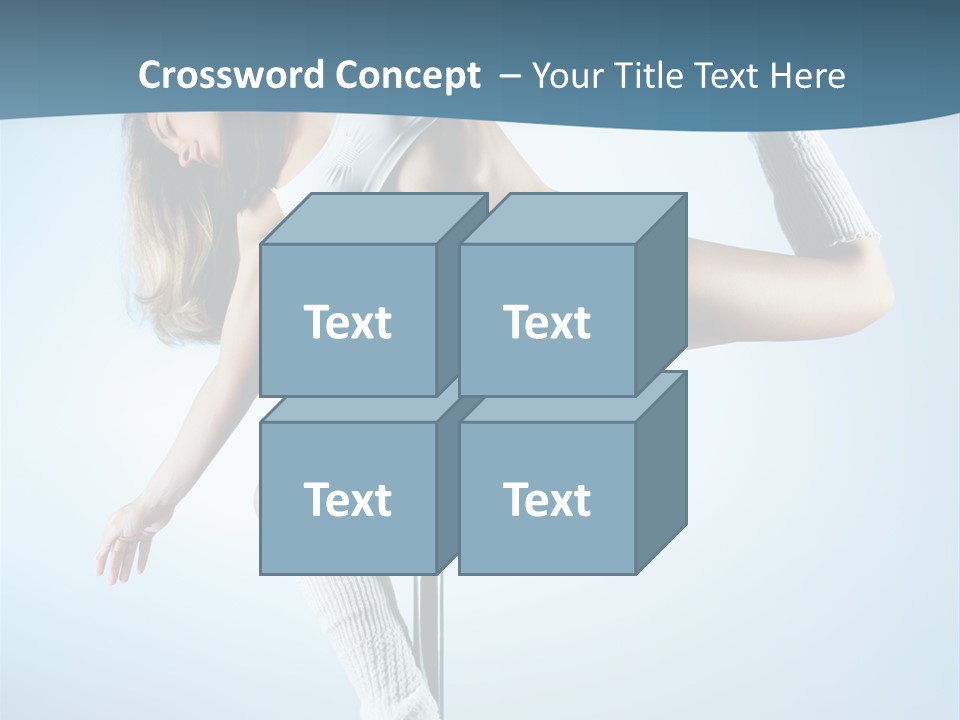 Girl On A Pole PowerPoint Template