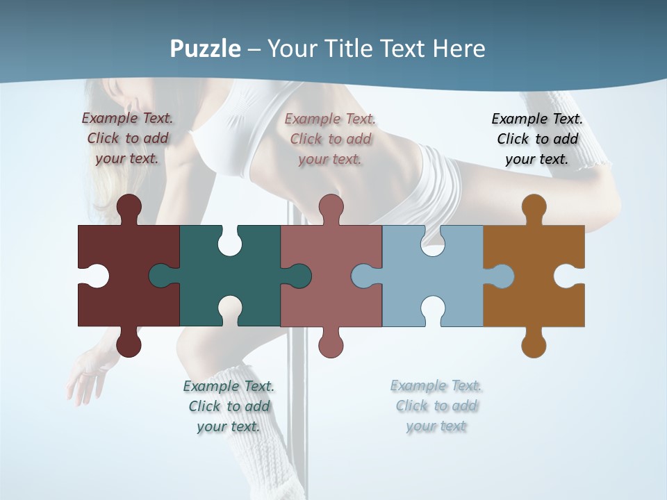 Girl On A Pole PowerPoint Template