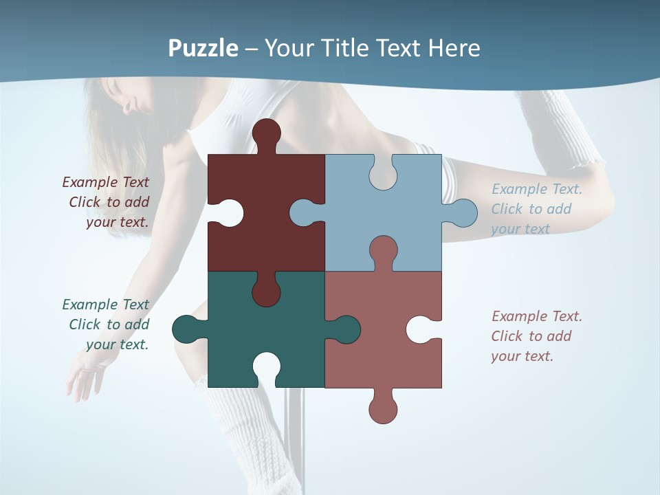 Girl On A Pole PowerPoint Template