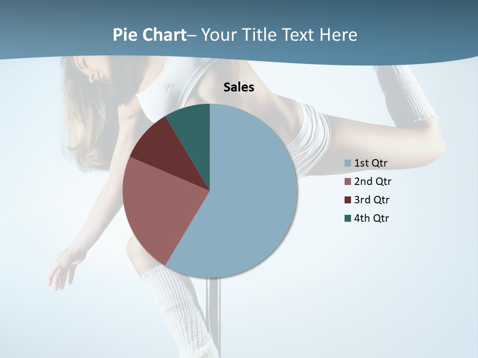 Girl On A Pole PowerPoint Template