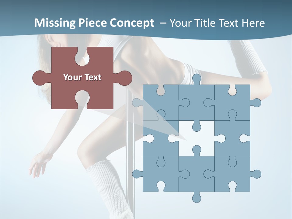 Girl On A Pole PowerPoint Template