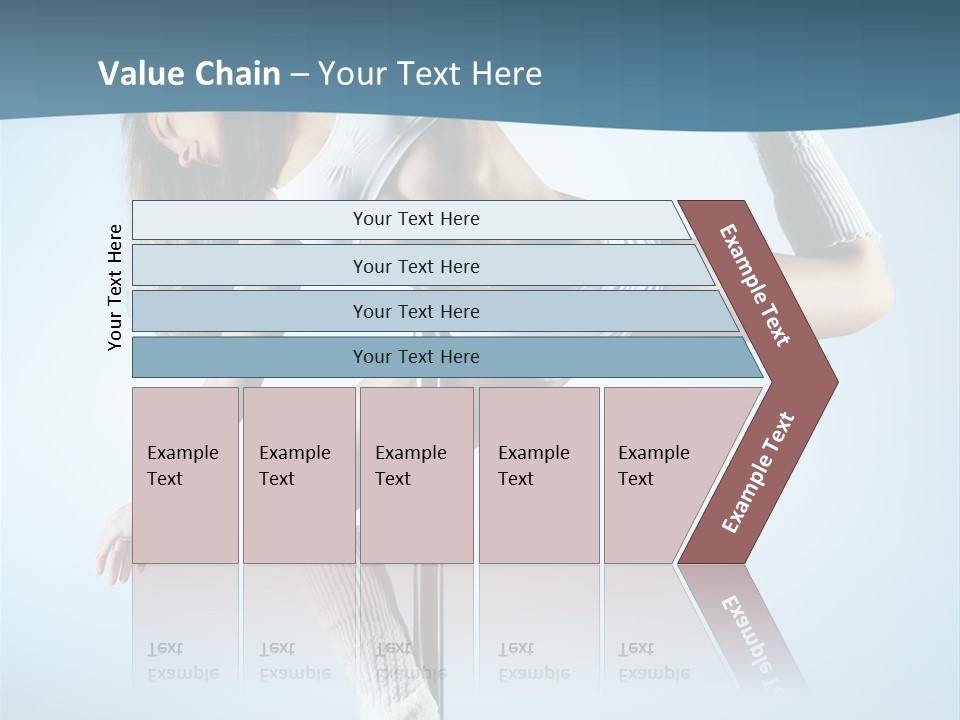 Girl On A Pole PowerPoint Template