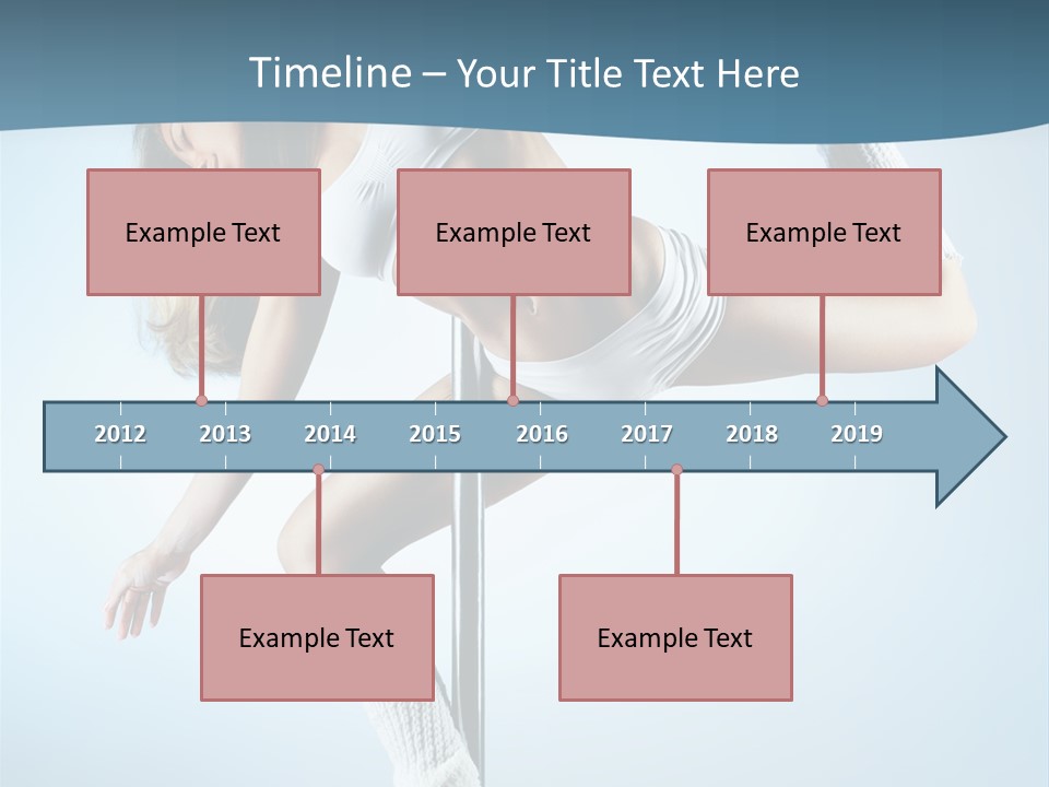 Girl On A Pole PowerPoint Template