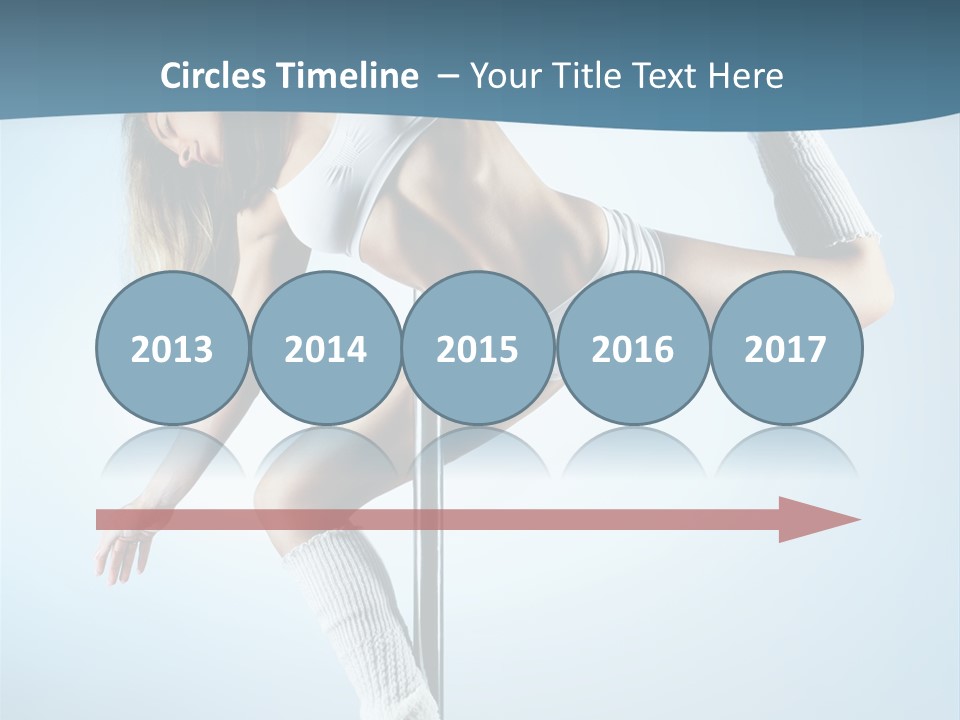 Girl On A Pole PowerPoint Template