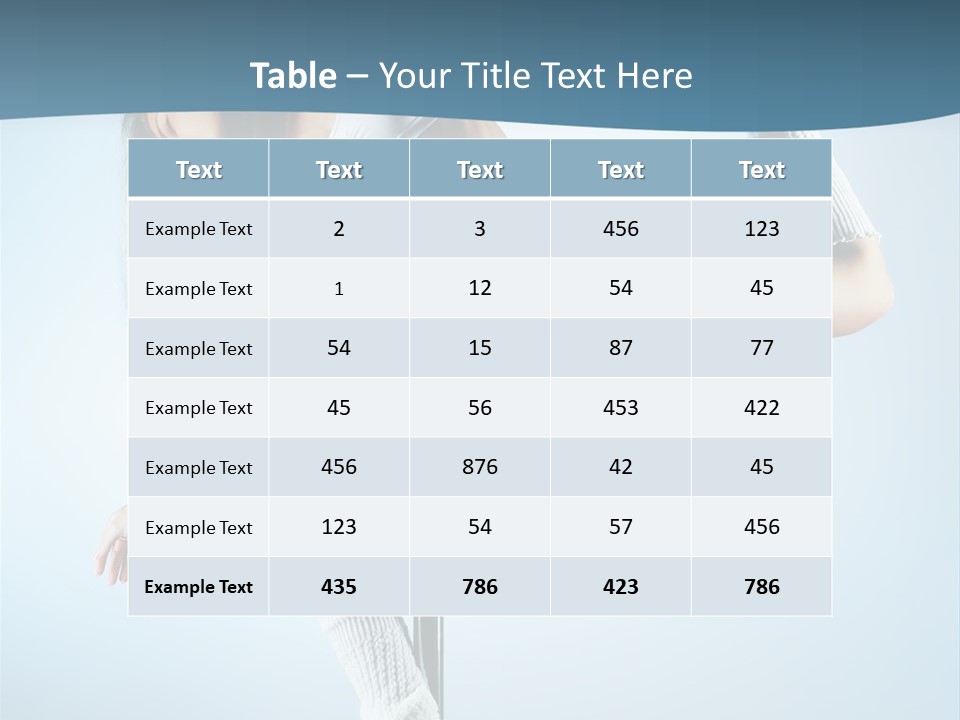 Girl On A Pole PowerPoint Template