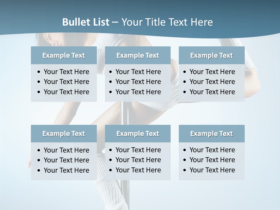 Girl On A Pole PowerPoint Template