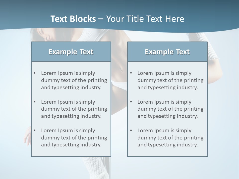 Girl On A Pole PowerPoint Template