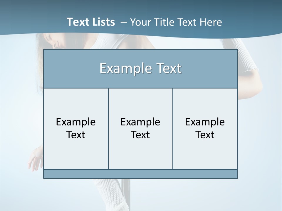 Girl On A Pole PowerPoint Template