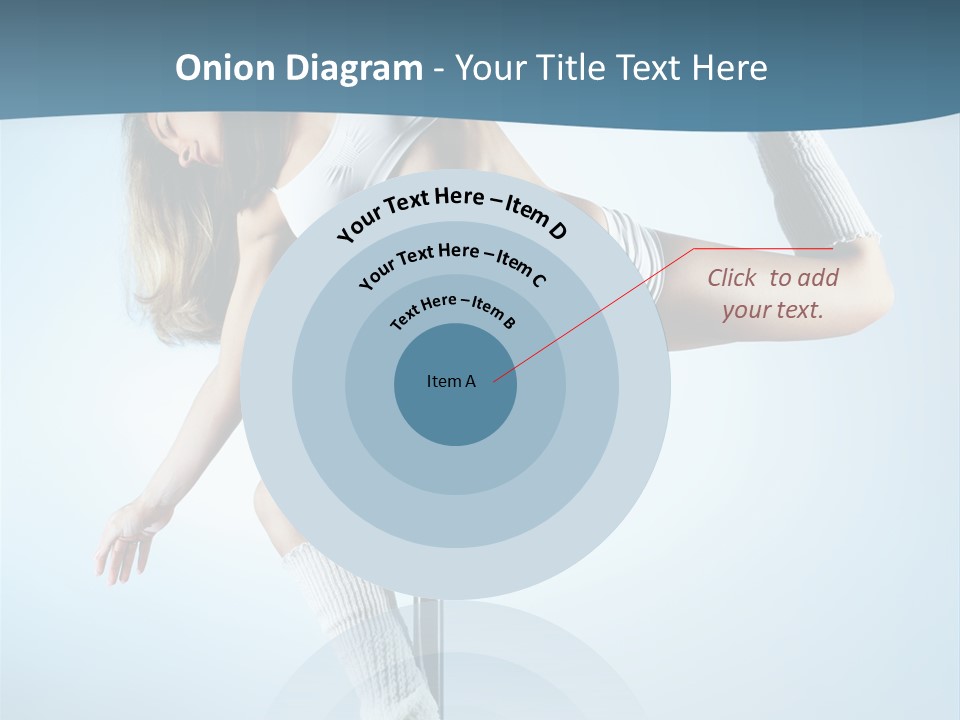 Girl On A Pole PowerPoint Template