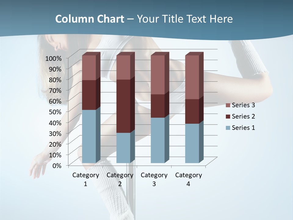 Girl On A Pole PowerPoint Template