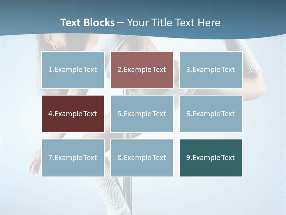 Girl On A Pole PowerPoint Template