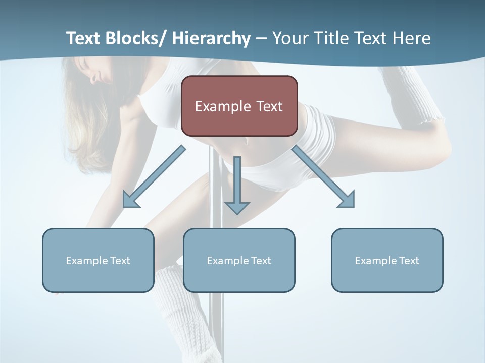 Girl On A Pole PowerPoint Template