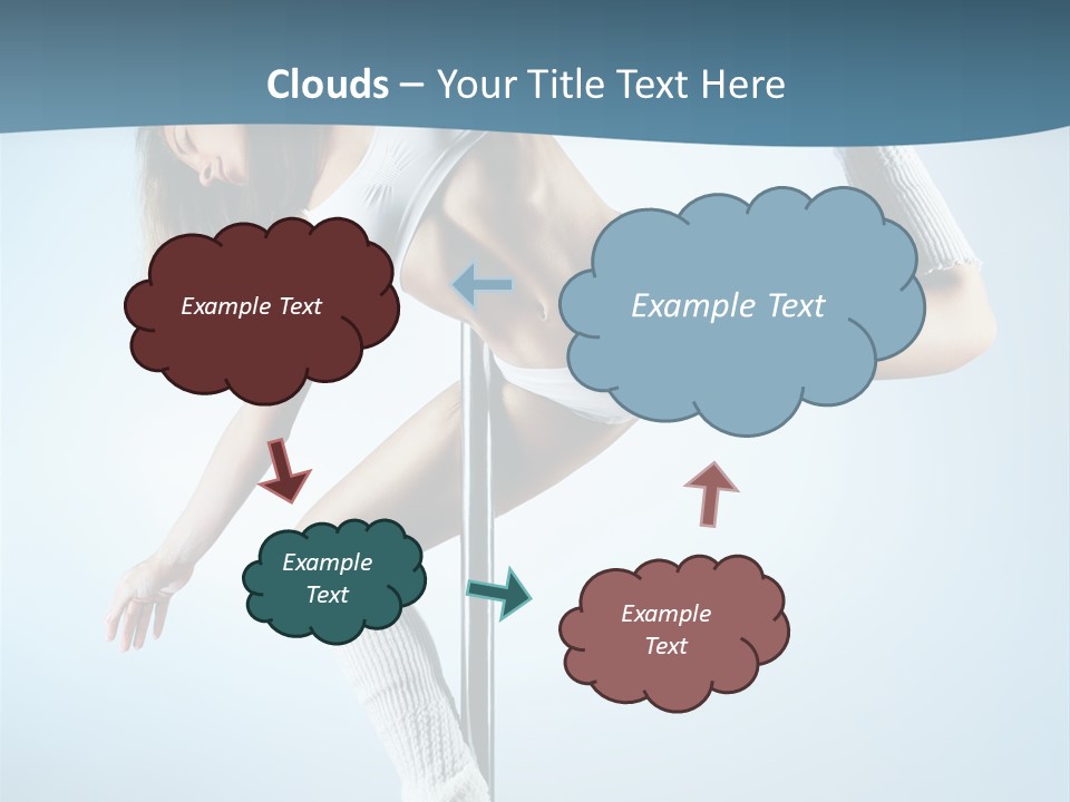 Girl On A Pole PowerPoint Template